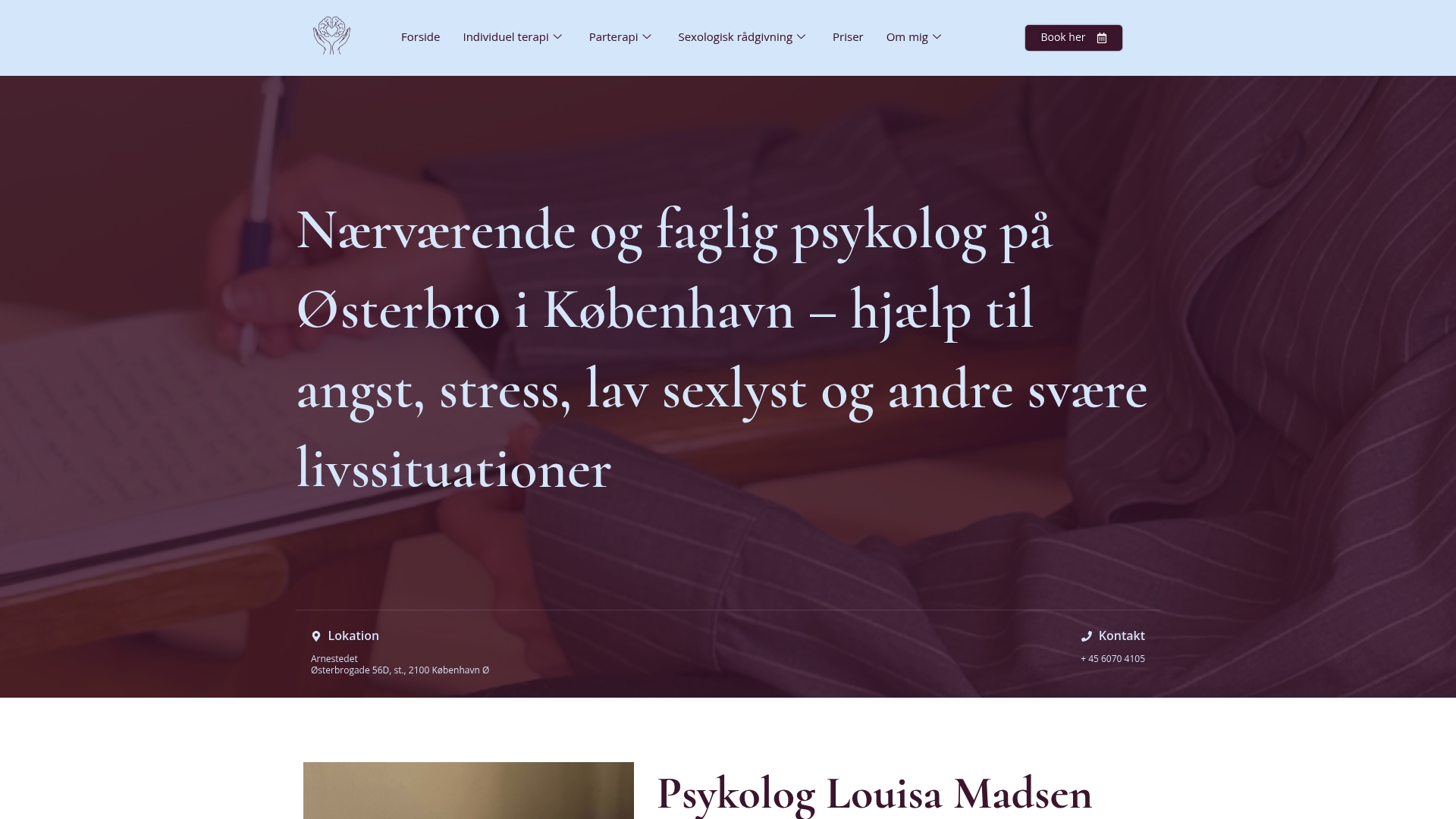 Psykolog Louisa Madsen