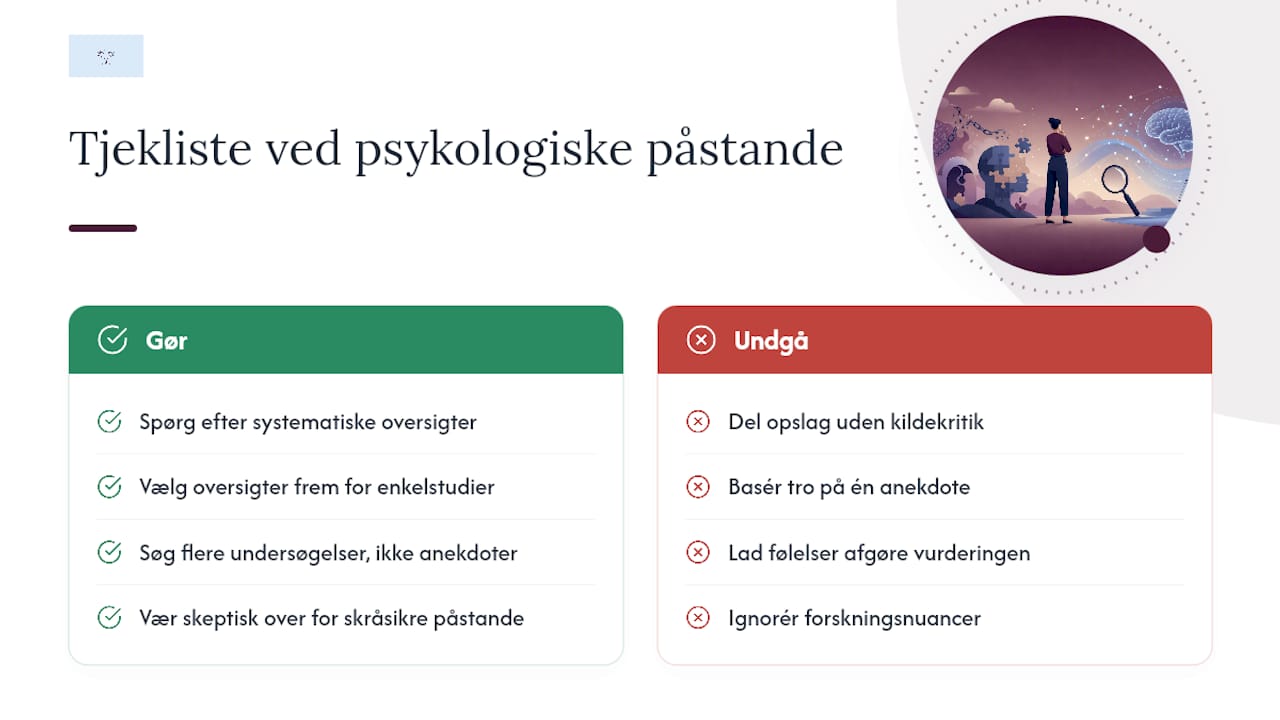 Hvorfor overlever psykologiske myter, selv når de er afkræftet? — overview diagram